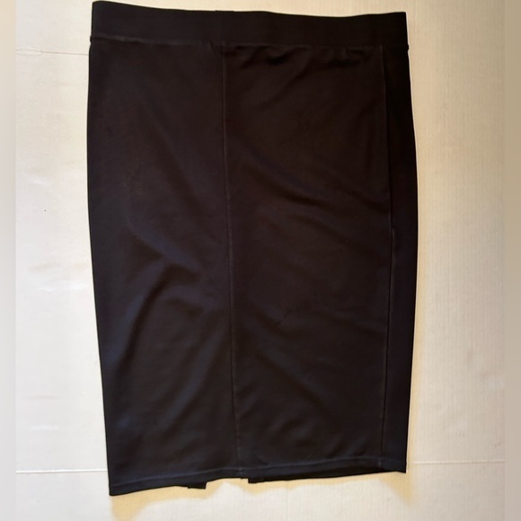 Torrid Mini Studio Luxe Point Lace up effect pencil black skirt Sz-2  V13 - Picture 6 of 13